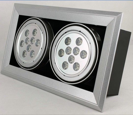 bridgelux 6500k 18w neigbare downlights / doppelte licht / führte downlights