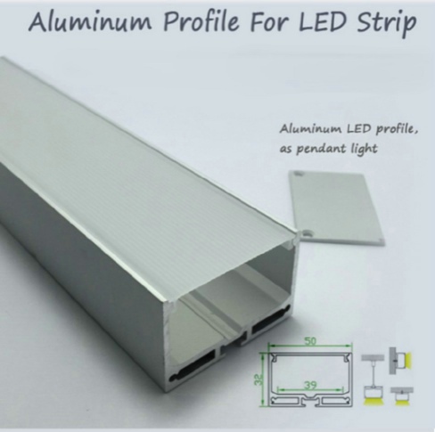 RMU-046 Alu Led Profil Breite U Form Aluminium Extrusion Flexible Led Strip Lights Heatsink Channel