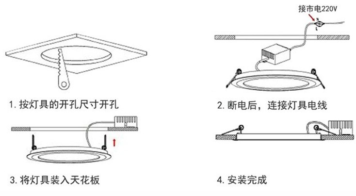 Round 15 W Led Flat Panel Light Recessed , Ceiling Led Panel Light 190 mm Dia