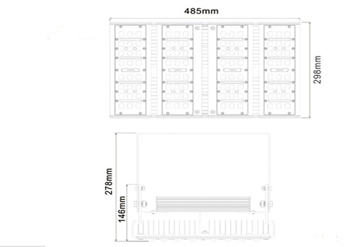 Factory 120 W Led High Bay Lights Lighting Fixtures 36V 6500K With 12000lm