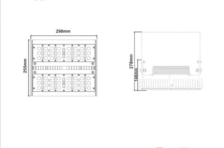 Pure White 5000K LED High Bay Lights High Power LED Chip 2800k - 6500K