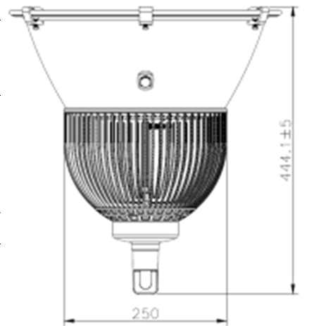 Pure White 5000K Led 150 Watt Led High Bay Lights For Workhouse , AC 220 Volt LED