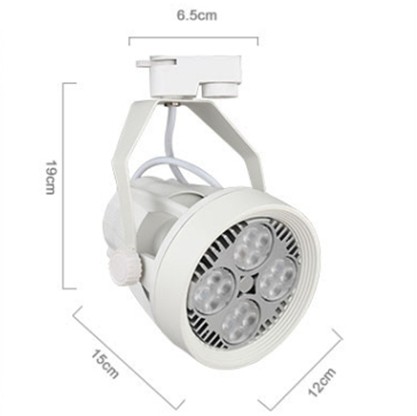 4500K 30W Integrated Led Track Spotlights Brightness AC 130V 230V , 90 Lm/W