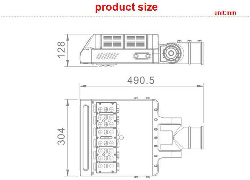 30 Watt  LED street lights Excellent Heat Dissipation Series
